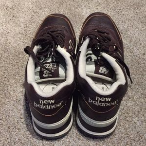 Brown Leather New Balance
